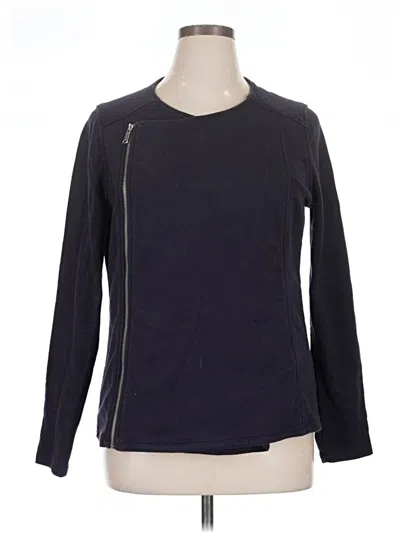 Pre-owned Lands' End Sweatshirt In Black