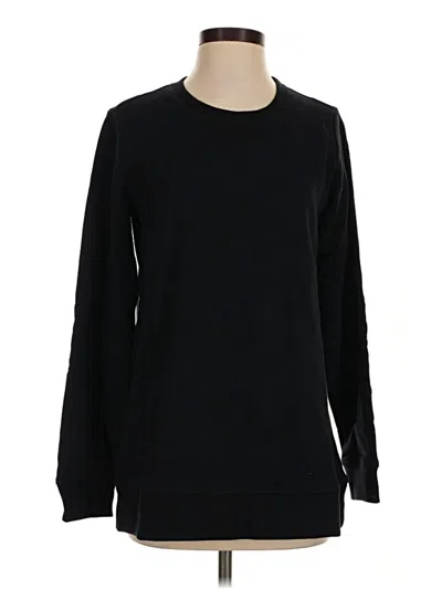 Pre-owned Lands' End Sweatshirt In Black