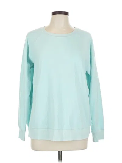 Pre-owned Lands' End Sweatshirt In Blue