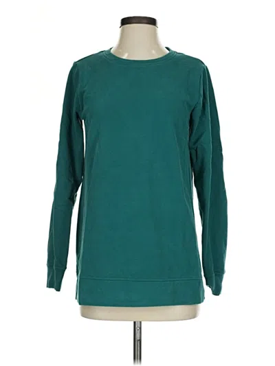 Pre-owned Lands' End Sweatshirt In Blue