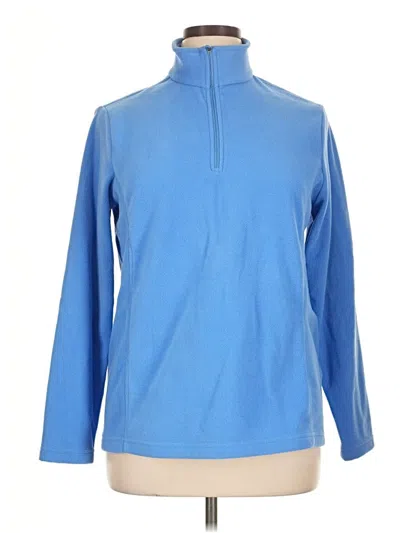 Pre-owned Lands' End Sweatshirt In Blue