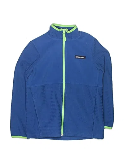 Pre-owned Lands' End Kids'  Sweatshirt In Blue