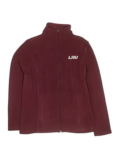 Pre-owned Lands' End Kids'  Sweatshirt In Burgundy