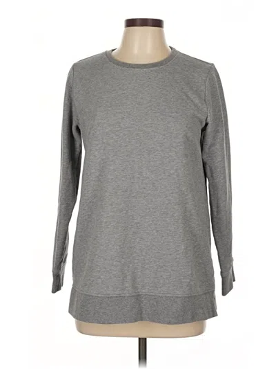 Pre-owned Lands' End Sweatshirt In Gray