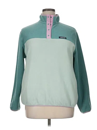 Pre-owned Lands' End Sweatshirt In Green