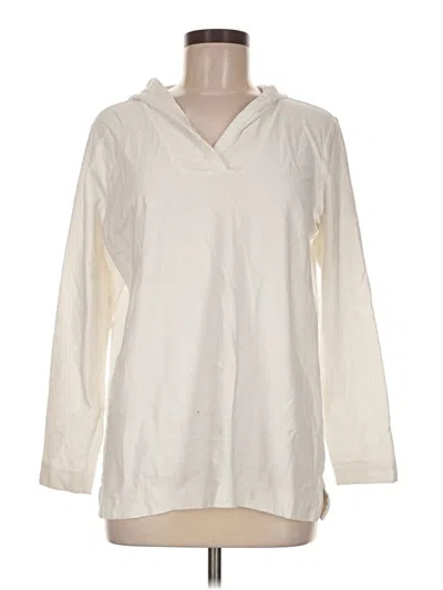 Pre-owned Lands' End Sweatshirt In Ivory