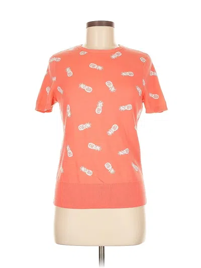 Pre-owned Lands' End Sweatshirt In Orange