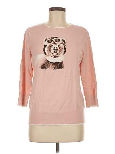 Pre-owned Lands' End Sweatshirt In Pink