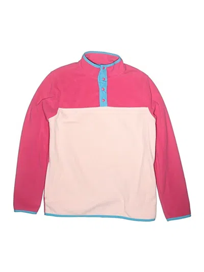 Pre-owned Lands' End Kids'  Sweatshirt In Pink