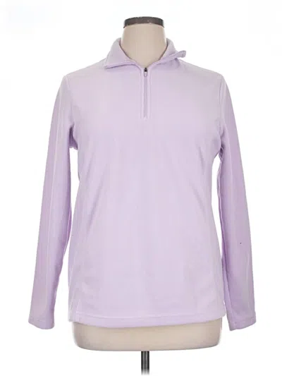 Pre-owned Lands' End Sweatshirt In Purple