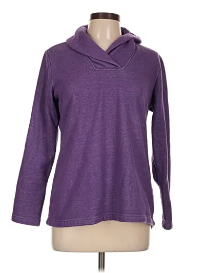 Pre-owned Lands' End Sweatshirt In Purple