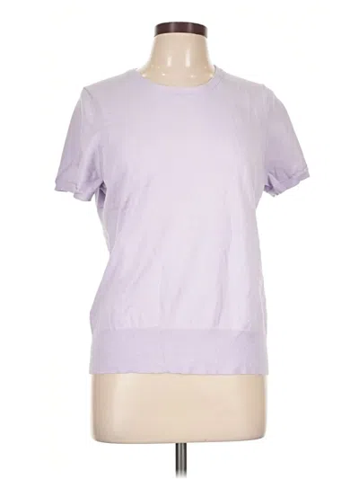 Pre-owned Lands' End Sweatshirt In Purple