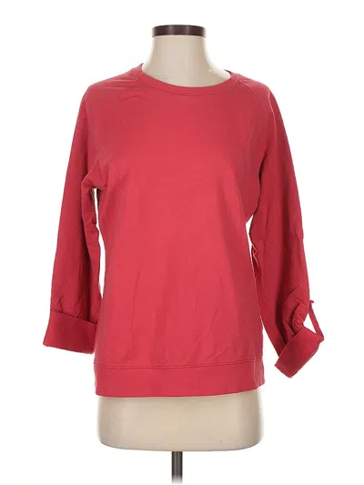 Pre-owned Lands' End Sweatshirt In Red