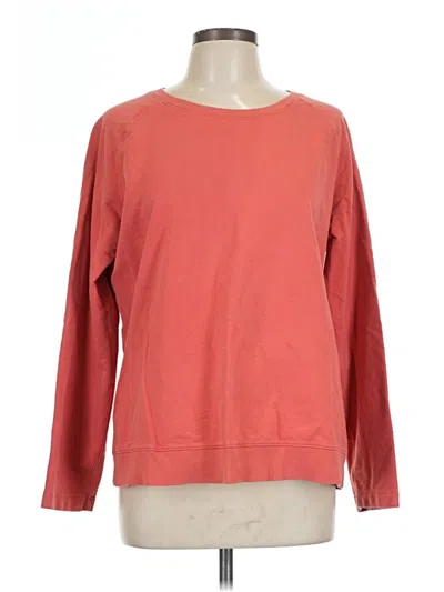 Pre-owned Lands' End Sweatshirt In Red