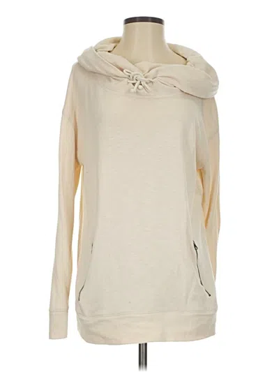 Pre-owned Lands' End Sweatshirt In White