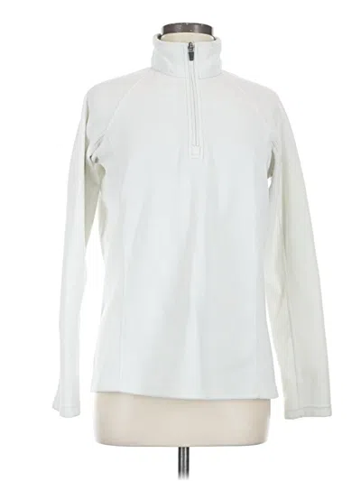 Pre-owned Lands' End Sweatshirt In White