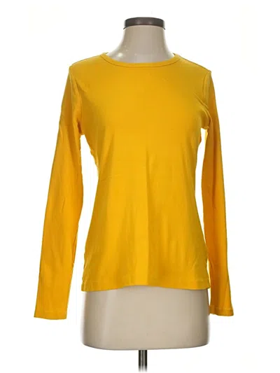 Pre-owned Lands' End Sweatshirt In Yellow