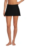 Lands' End Swim Skirt Swim Bottoms In Black