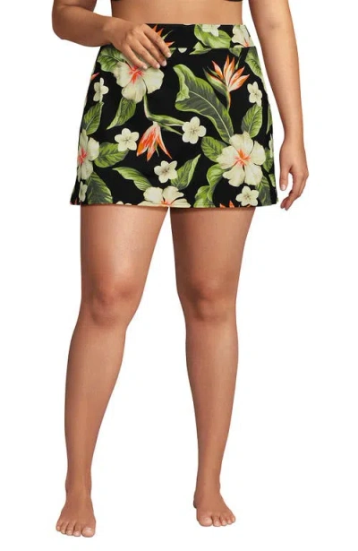 Lands' End Swim Skirt Swim Bottoms In Multi