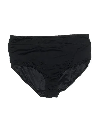 Pre-owned Lands' End Swimsuit Bottoms In Black