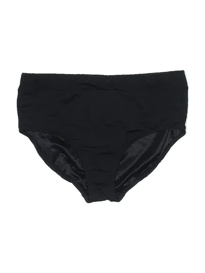 Pre-owned Lands' End Swimsuit Bottoms In Black
