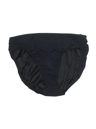 Pre-owned Lands' End Swimsuit Bottoms In Black