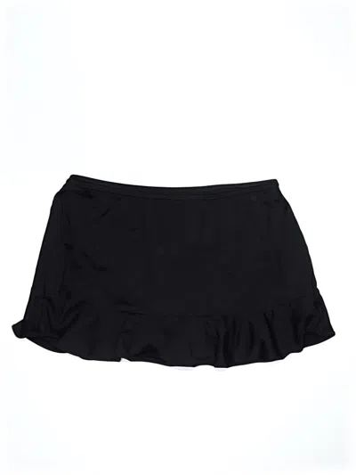 Pre-owned Lands' End Swimsuit Bottoms In Black