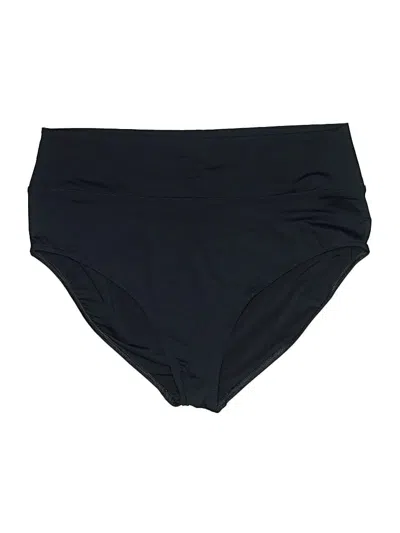 Pre-owned Lands' End Swimsuit Bottoms In Black