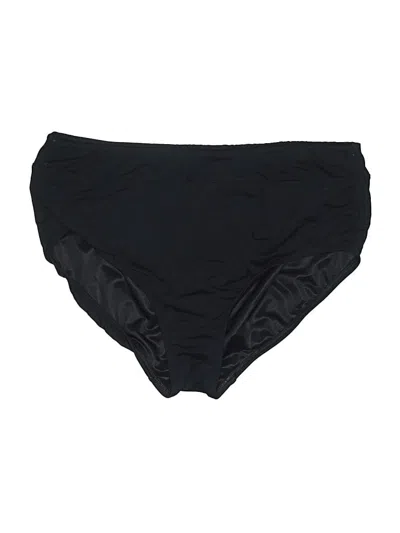 Pre-owned Lands' End Swimsuit Bottoms In Black
