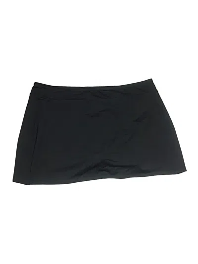 Pre-owned Lands' End Swimsuit Bottoms In Black