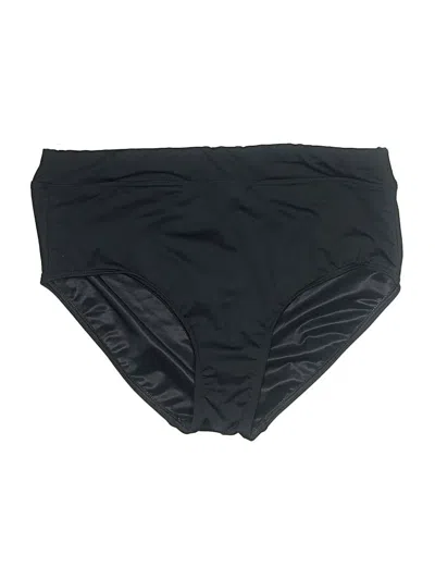 Pre-owned Lands' End Swimsuit Bottoms In Black