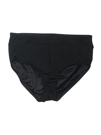 Pre-owned Lands' End Swimsuit Bottoms In Black