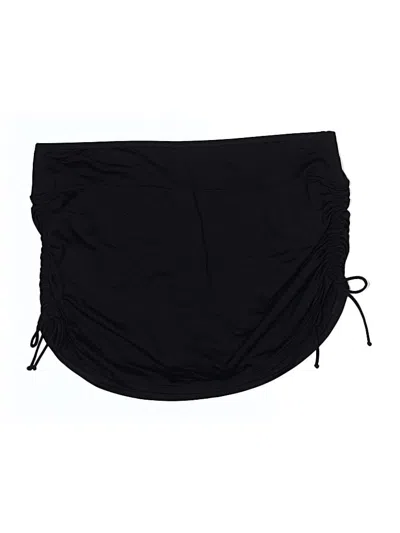 Pre-owned Lands' End Swimsuit Bottoms In Black