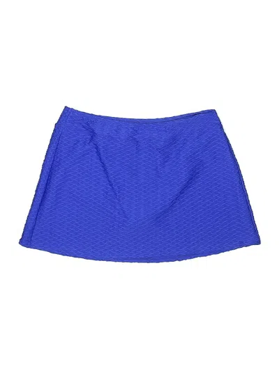 Pre-owned Lands' End Swimsuit Bottoms In Blue