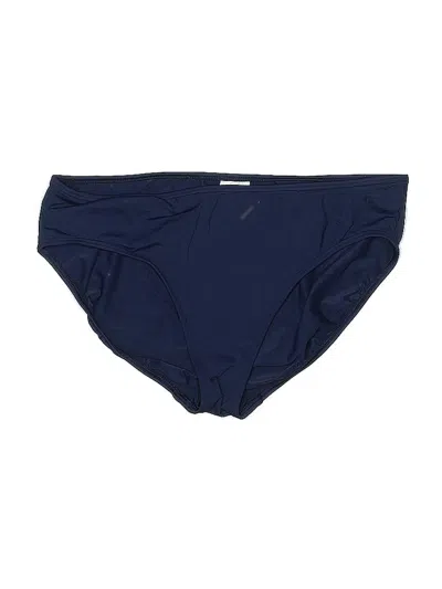 Pre-owned Lands' End Swimsuit Bottoms In Blue