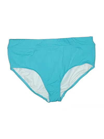 Pre-owned Lands' End Swimsuit Bottoms In Blue