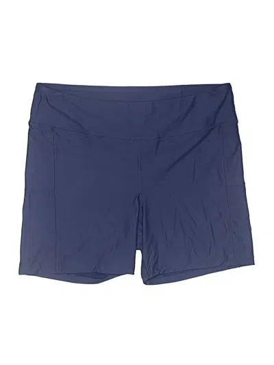 Pre-owned Lands' End Swimsuit Bottoms In Blue