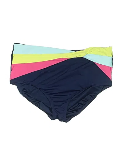 Pre-owned Lands' End Swimsuit Bottoms In Blue