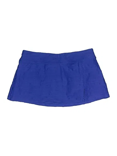 Pre-owned Lands' End Swimsuit Bottoms In Blue