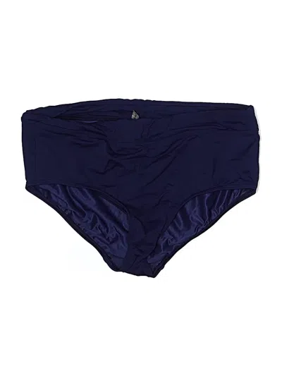 Pre-owned Lands' End Swimsuit Bottoms In Blue