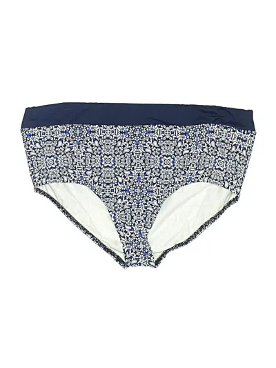 Pre-owned Lands' End Swimsuit Bottoms In Blue