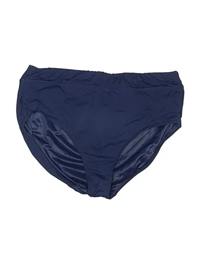 Pre-owned Lands' End Swimsuit Bottoms In Blue