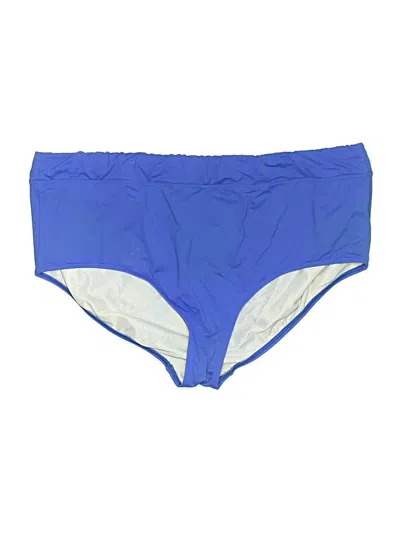 Pre-owned Lands' End Swimsuit Bottoms In Blue