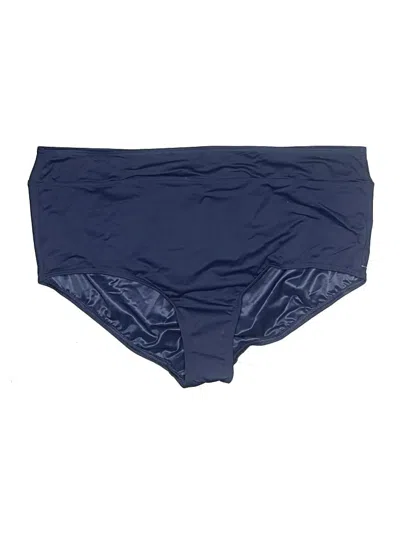 Pre-owned Lands' End Swimsuit Bottoms In Blue