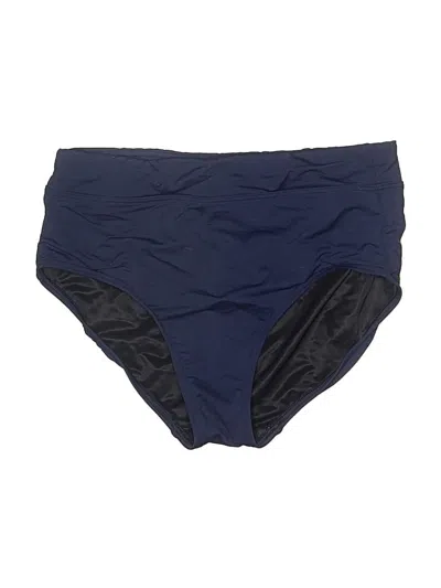 Pre-owned Lands' End Swimsuit Bottoms In Blue
