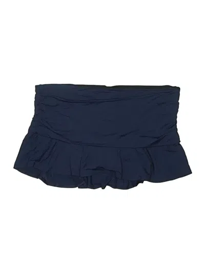 Pre-owned Lands' End Swimsuit Bottoms In Blue