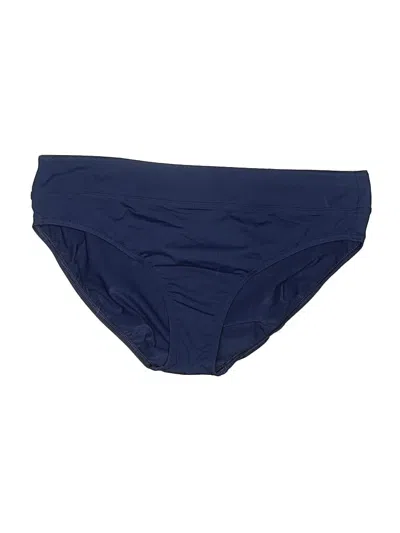 Pre-owned Lands' End Swimsuit Bottoms In Blue