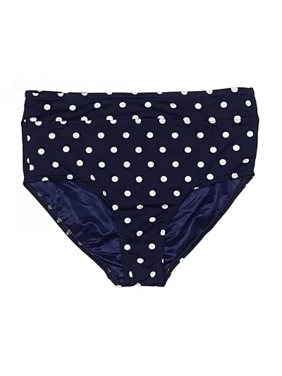 Pre-owned Lands' End Swimsuit Bottoms In Blue