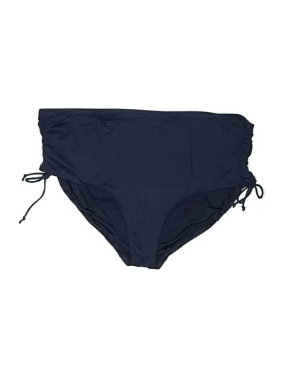 Pre-owned Lands' End Swimsuit Bottoms In Blue