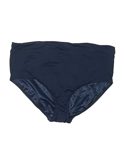 Pre-owned Lands' End Swimsuit Bottoms In Blue